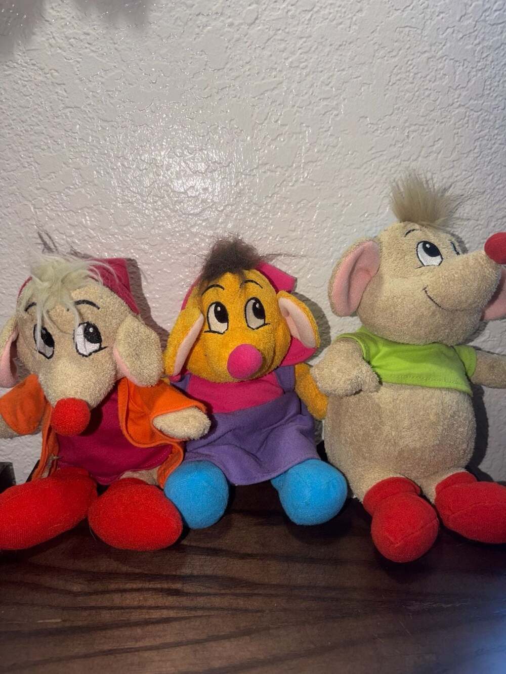 Disney Cinderella Mice Plush Set 3